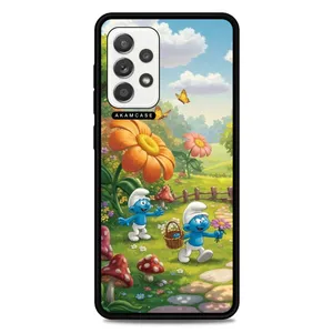 AKAM AMC-WSGA52-SMURFS-9 Cover For Samsung Galaxy A52