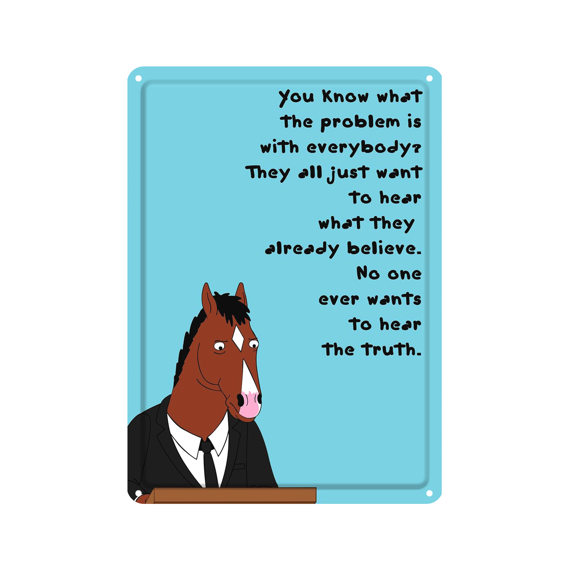 دیوارکوب مدل bojack horseman کد s 1668