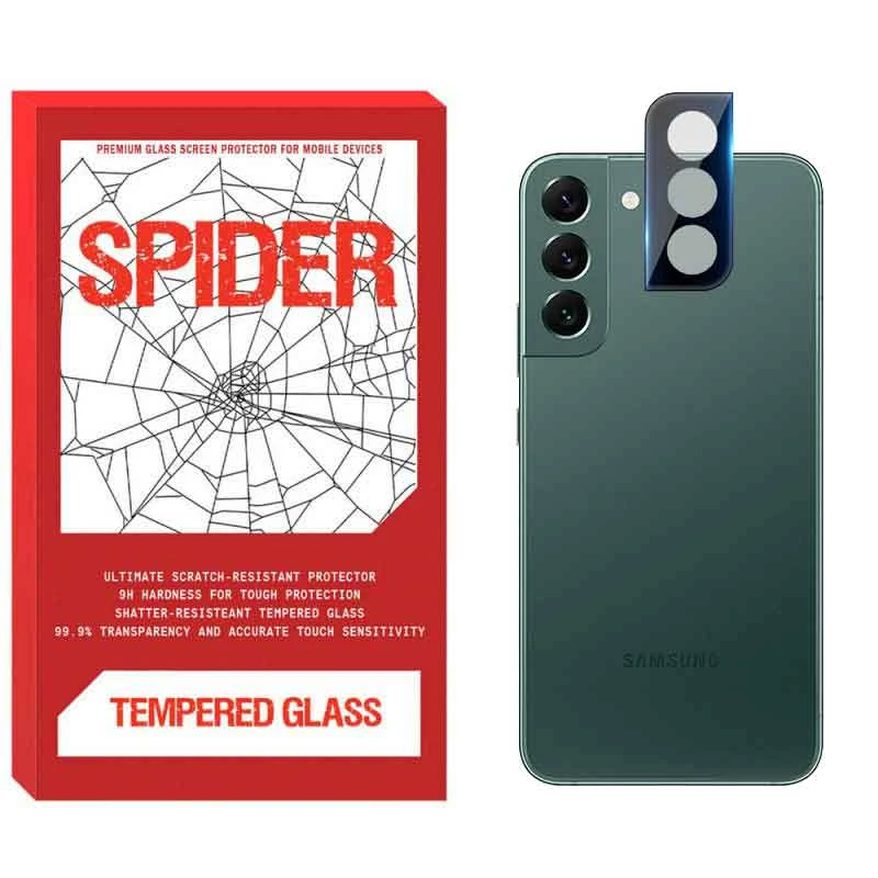 محافظ لنز دوربین اسپایدر مدل LNZ3D-S مناسب برای گوشی موبایل سامسونگ Galaxy S22 Plus