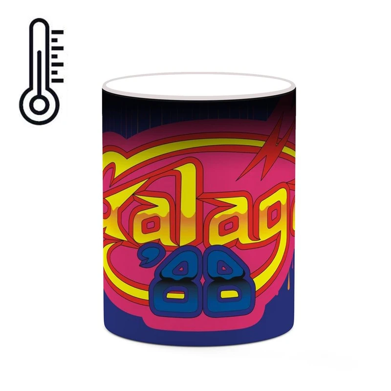 ماگ حرارتی کاکتی مدل بازی گالاگا Galaga کد mgh28587