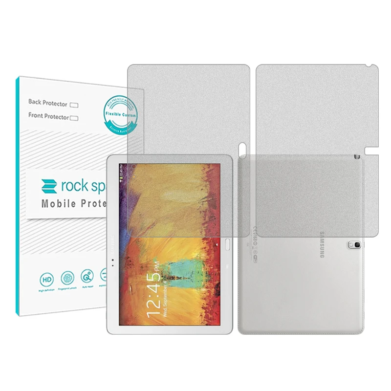 محافظ صفحه نمایش مات راک اسپیس مدل HyMTT مناسب برای تبلت سامسونگ Galaxy Note 10.1 (2014) به همراه محافظ پشت تبلت