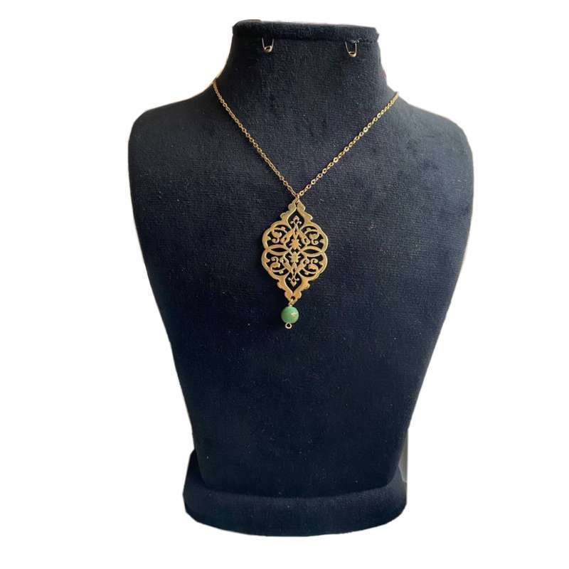گردنبند زنانه مدل اسلیمی