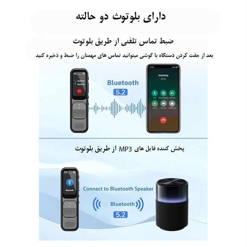 ضبط کننده دیجیتالی صدا آیریور مدل VR10-64GB