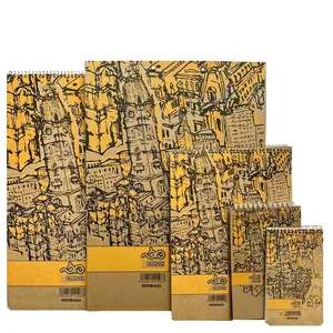 دفتر طراحی 60 برگ برکه به همراه تخته شاسی دفترچه یادداشت کد 6304 مجموعه 5عددی 