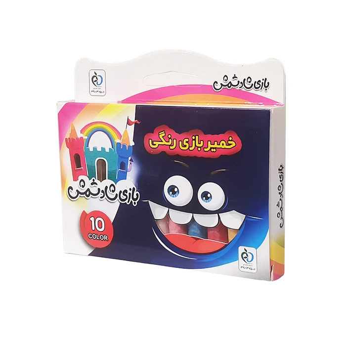 خمیر بازی بازی شاد مدل جعبه ای بسته 10 عددی