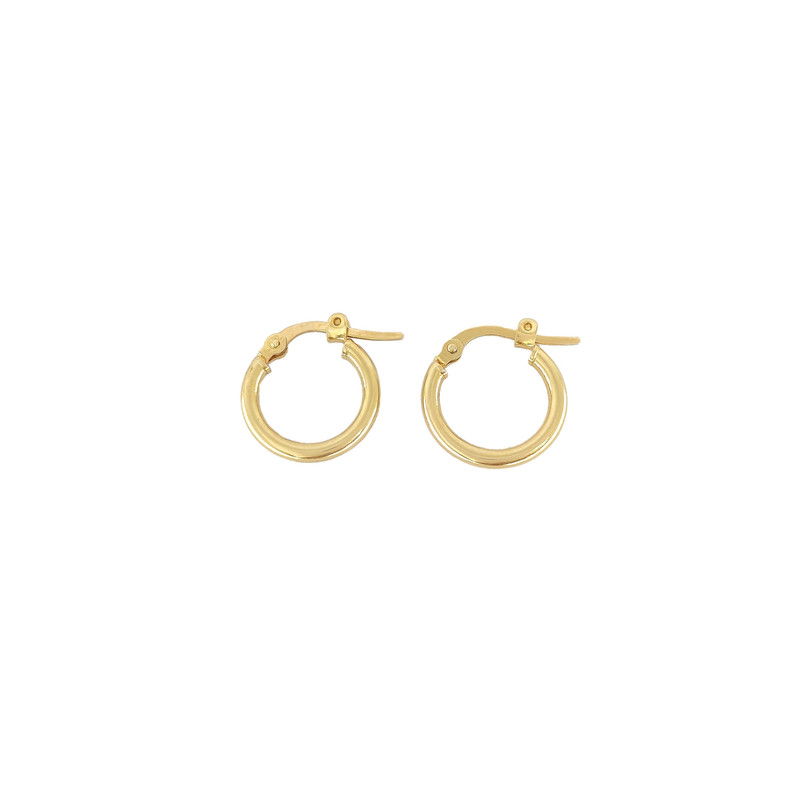 گوشواره طلا 18 عیار دخترانه طلا و جواهرسازی افرا مدل 125