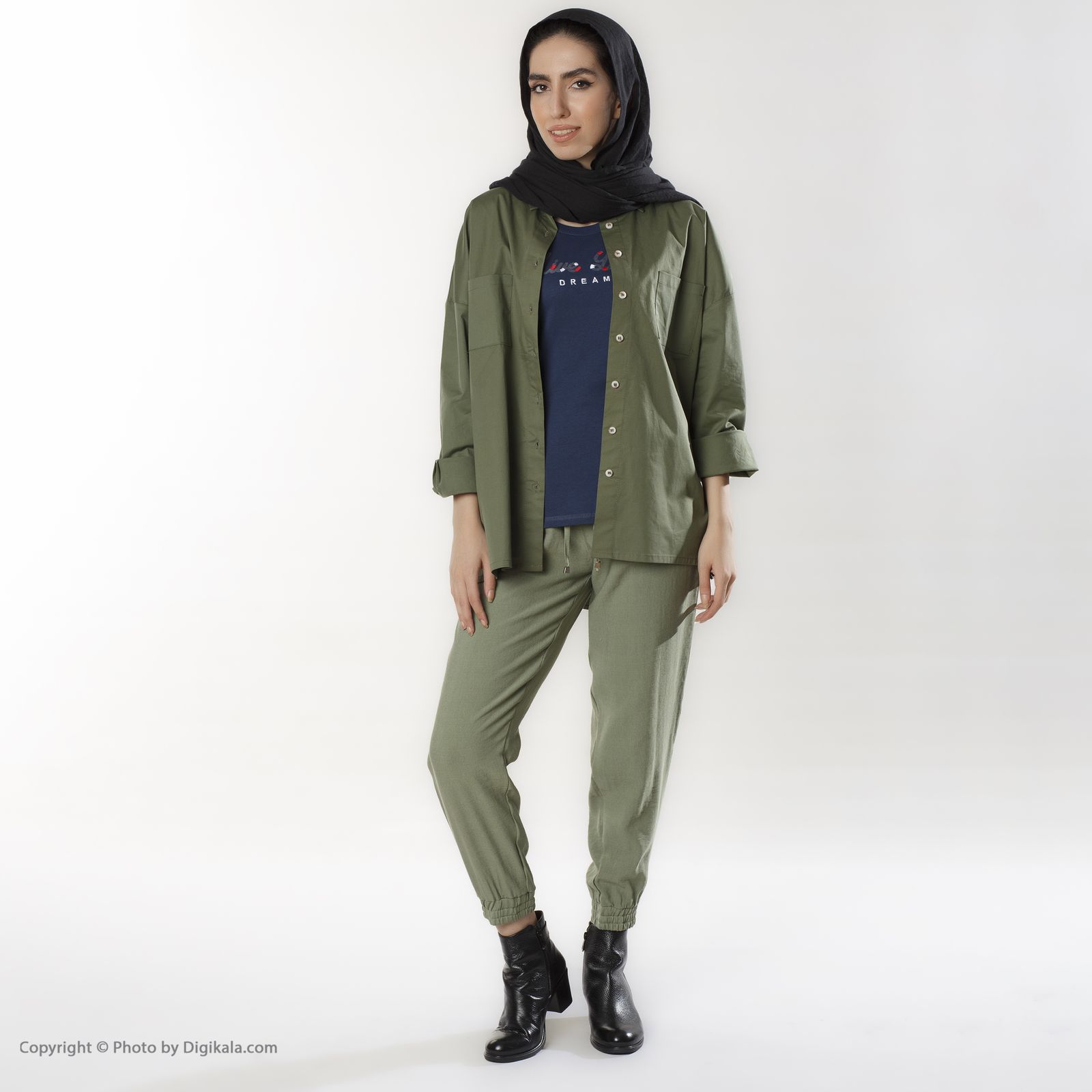 شلوار زنانه ال سی وایکیکی مدل 0SP009Z8-D2T-LIGHTKHAKI -  - 7