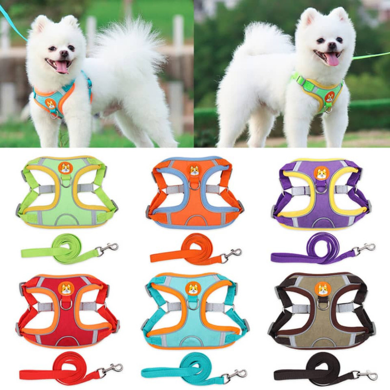 قلاده کتفی سگ و گربه مدل رفلکتور سایز M