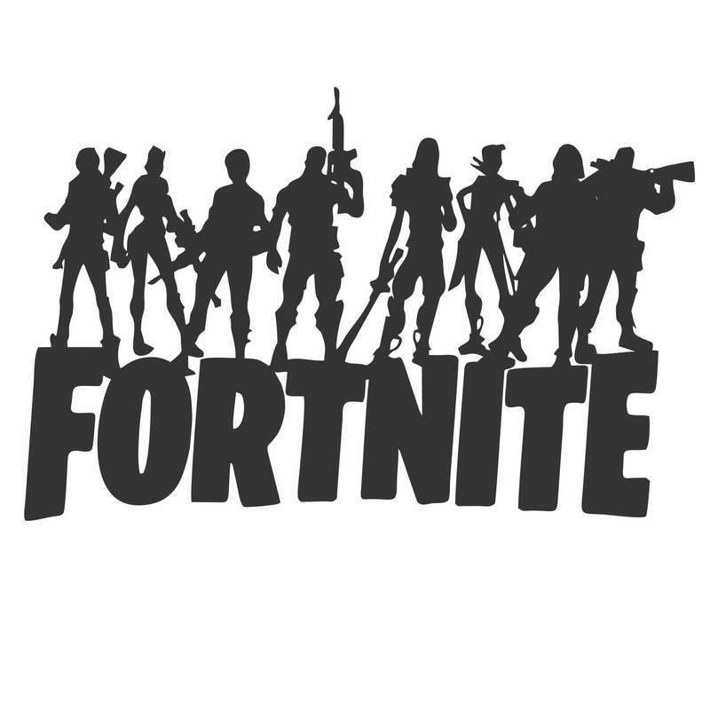 استیکر دیواری طرح فورتنایت کد F7