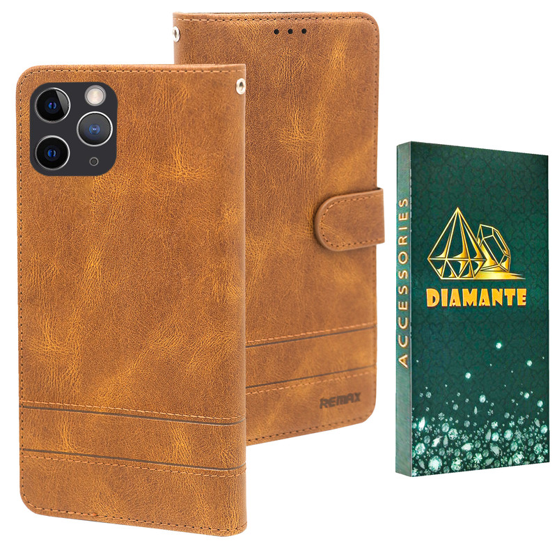 کیف کلاسوری دیامانته مدل Remax gn مناسب برای گوشی موبایل اپل iPhone 15 Pro Max