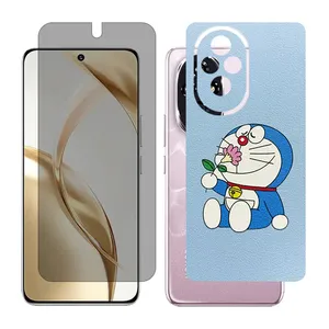 Glass Together model Privacy screen protector suitable for Honor 200 mobile phone with back cover sticker