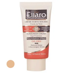 Ellaro Foundation Effect High Protection Sunscreen Cream 40 ml