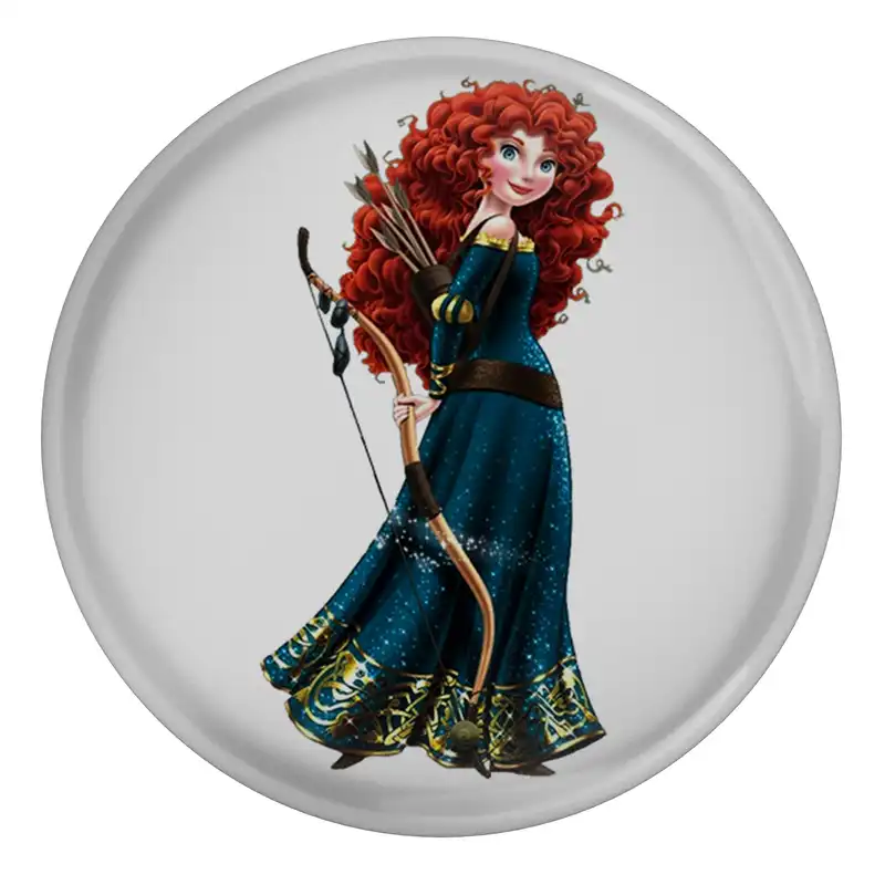 مگنت مدل S13199 طرح کارتون دختر پرنسس مریدا دلیر