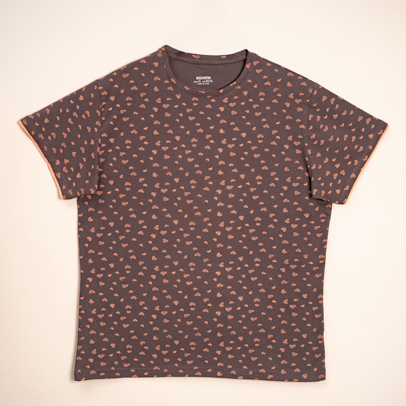 ست تی شرت آستین کوتاه و شلوار زنانه مدل آناهیتا