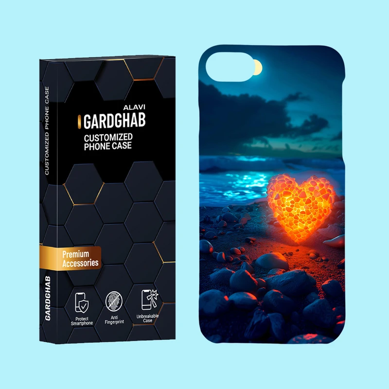 کاور گارد قاب علوی مدل عاشقانه مناسب برای گوشی موبایل اپل iPhone 7 / iPhone 8 / iPhone SE 2022 / iPhone SE 2020