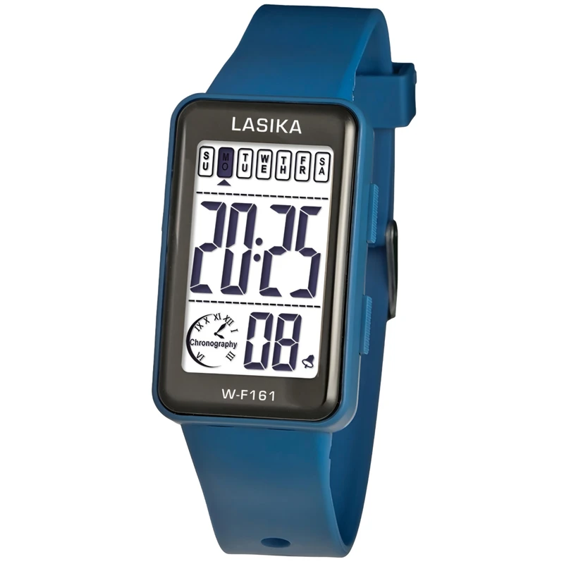 ساعت مچی دیجیتال لاسیکا مدل کوارتز بند پیو کرنومتر دار کد ۷