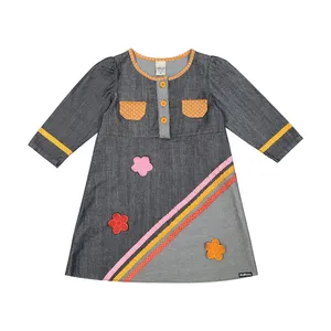 پیراهن دخترانه اوشکوش مدل SM026