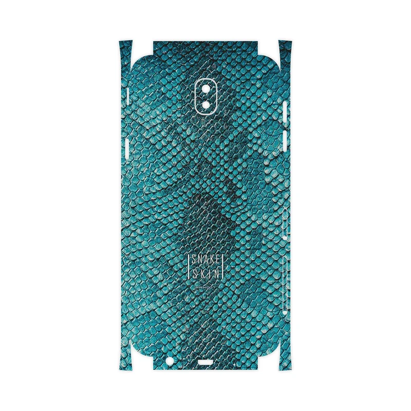 برچسب پوششی ماهوت مدل Blue Snake Skin-FullSkin مناسب برای گوشی موبایل سامسونگ Galaxy J5 Pro