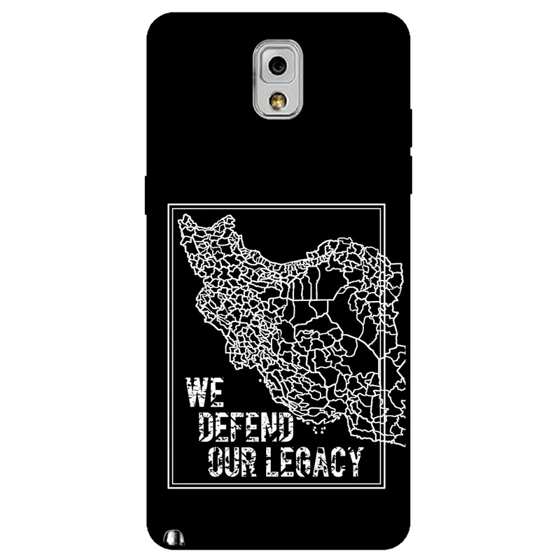کاور مگافون طرح ایران مدل 1886 مناسب برای گوشی موبایل سامسونگ Galaxy Note 3         
