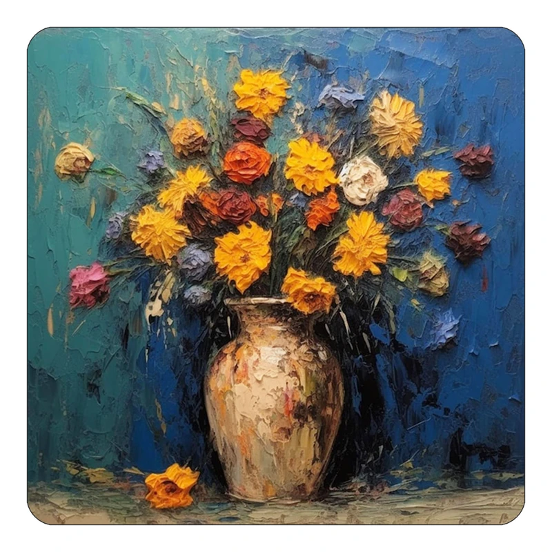 مگنت کاکتی طرح نقاشی رنگ روغن مدل mp72618