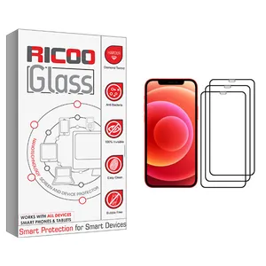 ricoo +HD Screen Protector For Apple iphone 12 mini Pack Of 3