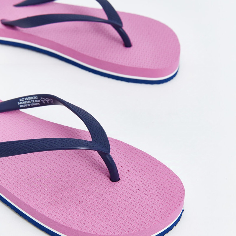 دمپایی لاانگشتی زنانه ال سی وایکیکی مدل طبی استپ دار