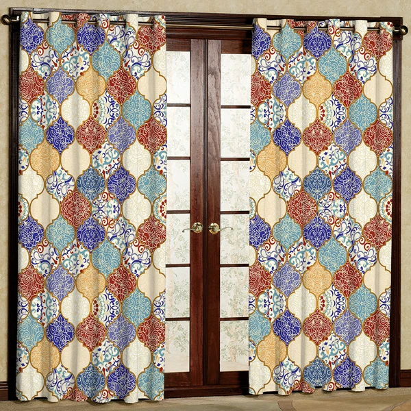 پرده پانچی کد 5620 سایز 280x140 سانتی متر