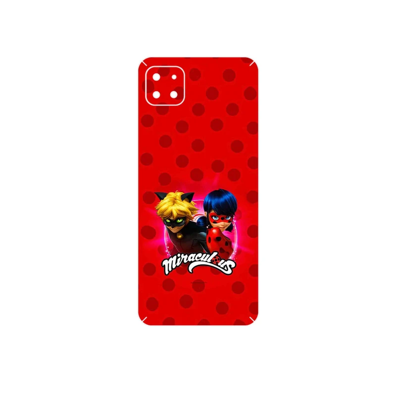 برچسب پوششی ماهوت مدل Ladybug and Cat Noir مناسب برای گوشی موبایل سامسونگ Galaxy A22 5G