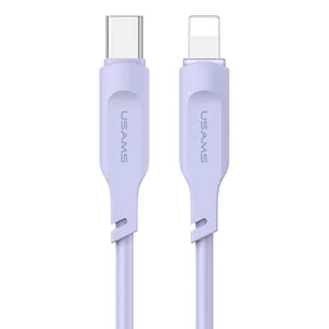 کابل تبدیل  USB-C به لایتنینگ یوسمز مدل US-SJ566 Type-C طول 1 متر