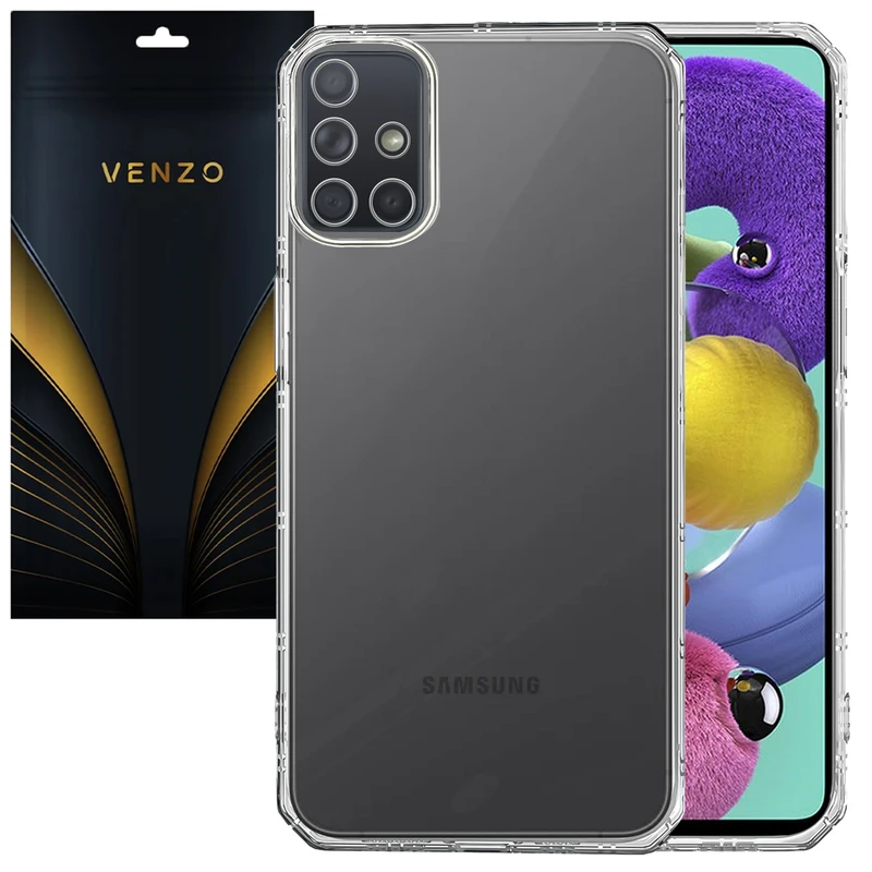 کاور ونزو مدل Crystal مناسب برای گوشی موبایل سامسونگ Galaxy A51