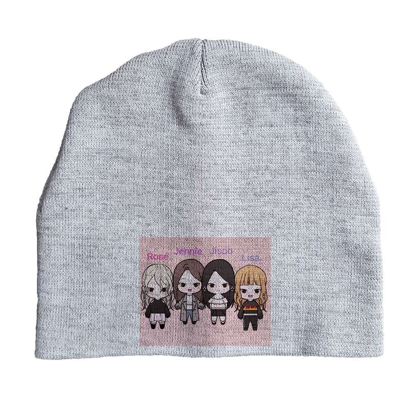 کلاه بافتنی مدل Black Pink 019