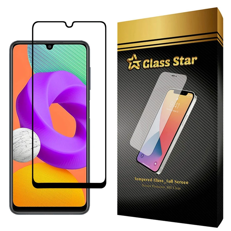  محافظ صفحه نمایش گلس استار مدل FUL مناسب برای گوشی موبایل سامسونگ Galaxy M22