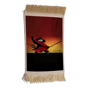 فرش ماشینی دیوارکوب مدل پاندا کونگ فو کار کد 50