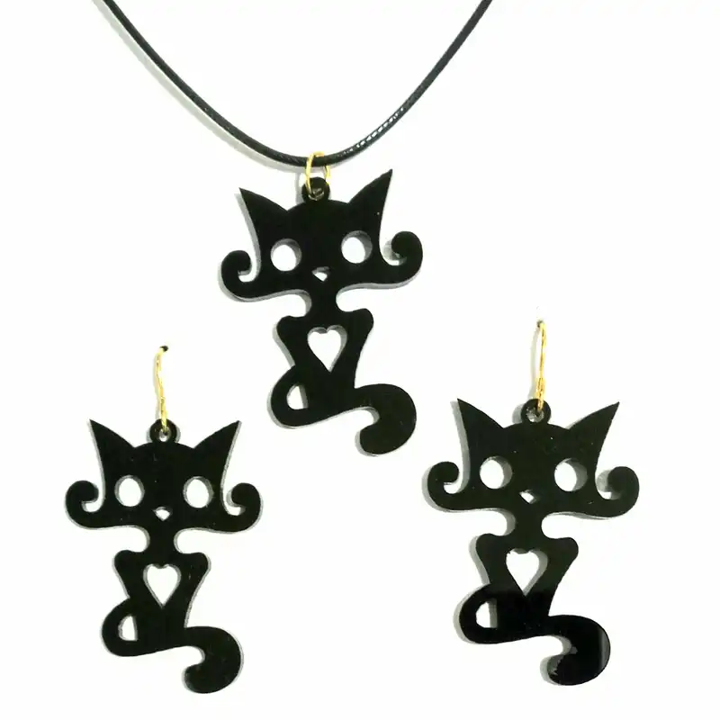 نیم ست زنانه مدل گربه کد N.GRB.B.22