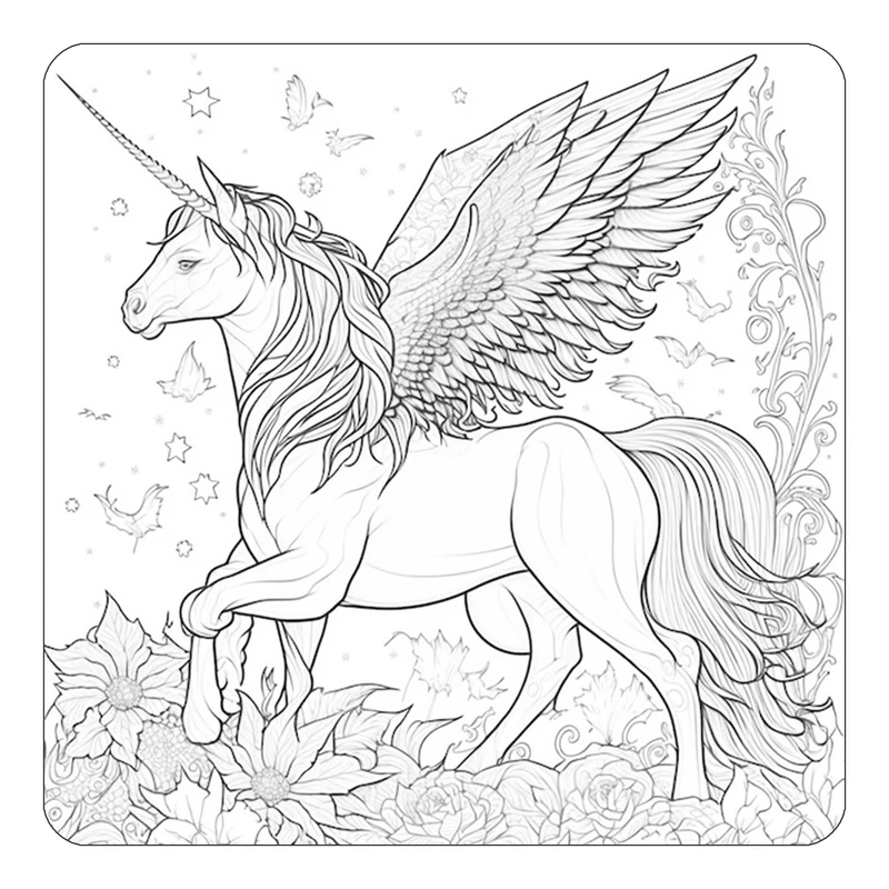 مگنت کاکتی طرح اسب تک شاخ و یونیکورن مدل mp30331