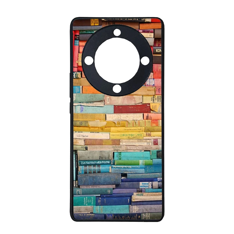 کاور گالری وبفر طرح کتاب ها مناسب برای گوشی موبایل آنر x9a