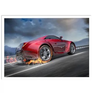 تابلو بکلیت طرح مسابقه ی ماشین سواری مدل W-S15792