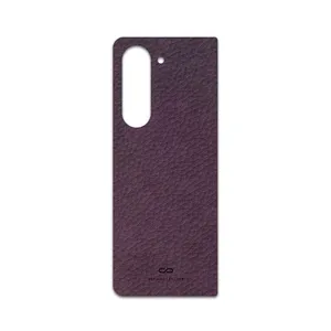 MAHOOT Purple-Leather Cover Sticker for Samsung Galaxy Z Fold 5