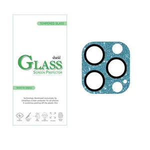  محافظ لنز دوربین شیلد گلس مدل 3D-SWAROVSKI مناسب برای گوشی موبایل اپل iPhone 12 Pro