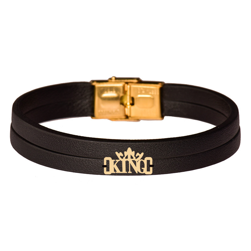 دستبند طلا 18 عیار زنانه الن نار مدل King N102358
