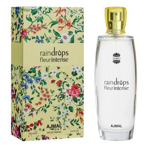 ادوپرفیوم زنانه اجمل مدل RAINDROPS FLEUR INTENSE با رایحه گرم حجم 100 میلی‌لیتر