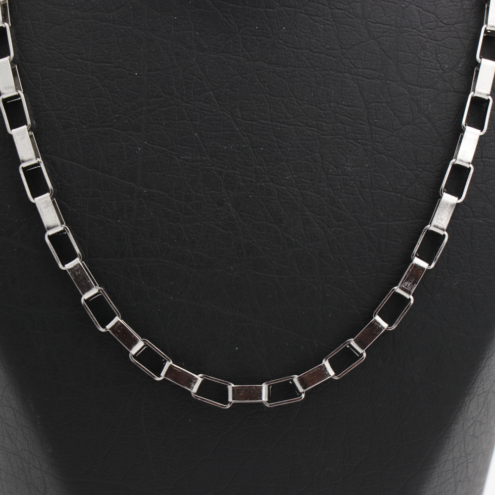 زنجیر مردانه مدل مکعبی کد 15137