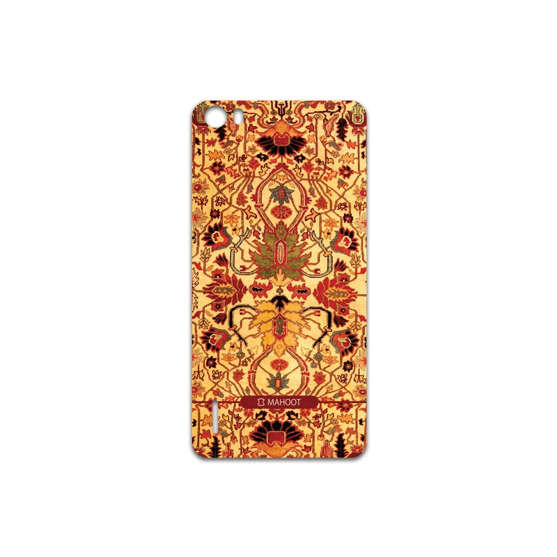 برچسب پوششی ماهوت مدل Persian-Carpet-Yellow مناسب برای گوشی موبایل آنر 6