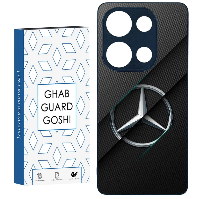 کاور قاب گارد گوشی طرح بنز کد FB-1072 مناسب برای گوشی موبایل شیائومی NOTE 13 PRO 4G / M6 PRO 4G