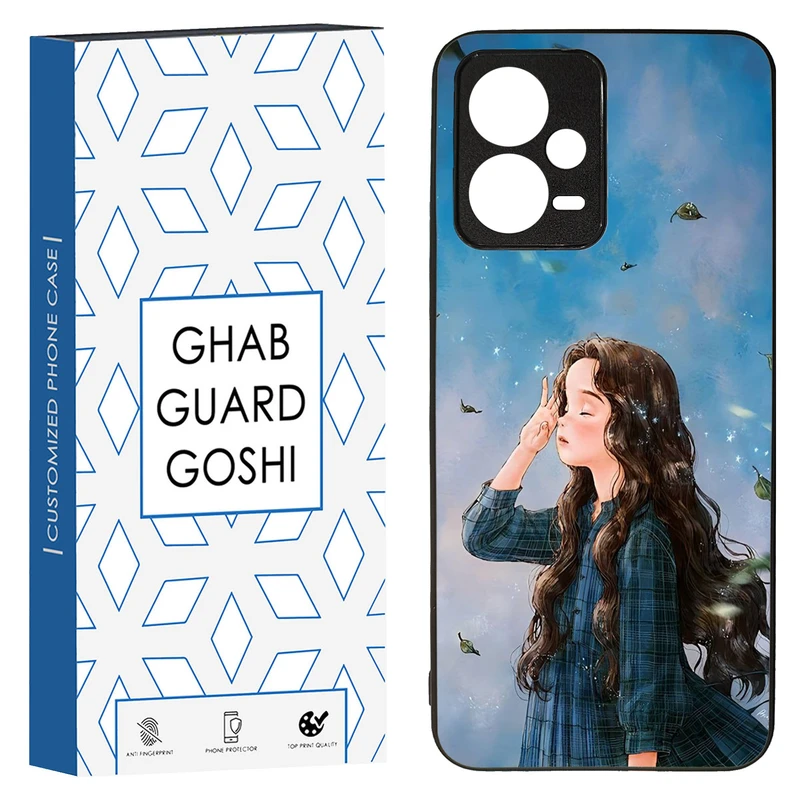 کاور قاب گارد گوشی طرح دخترانه کد TPU-037 مناسب برای گوشی موبایل شیائومی Redmi Note 12 5G / Poco X5 5G