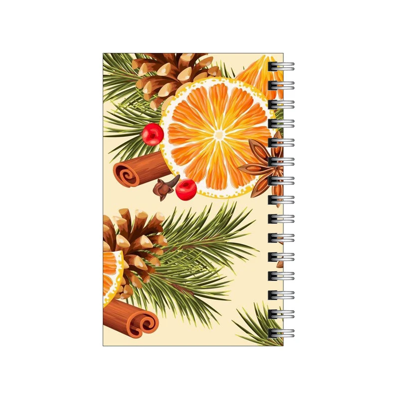 دفترچه یادداشت مدل to do list طرح دارچین،پرتقال،کاج کد 3867531