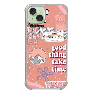 AKAM AMCWTA15PLUS-GOOD VIBES16 Cover For Apple iPhone 15 Plus