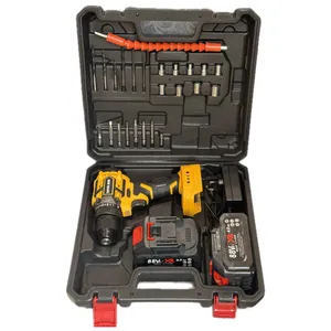 دریل پیچ گوشتی شارژی براشلس رویال مکس مدل 88VOLT مجموعه 42 عددی
