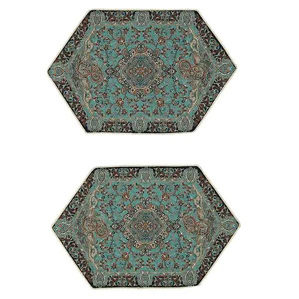 ست 5 تکه رومیزی ترمه کد FIRZE5.5