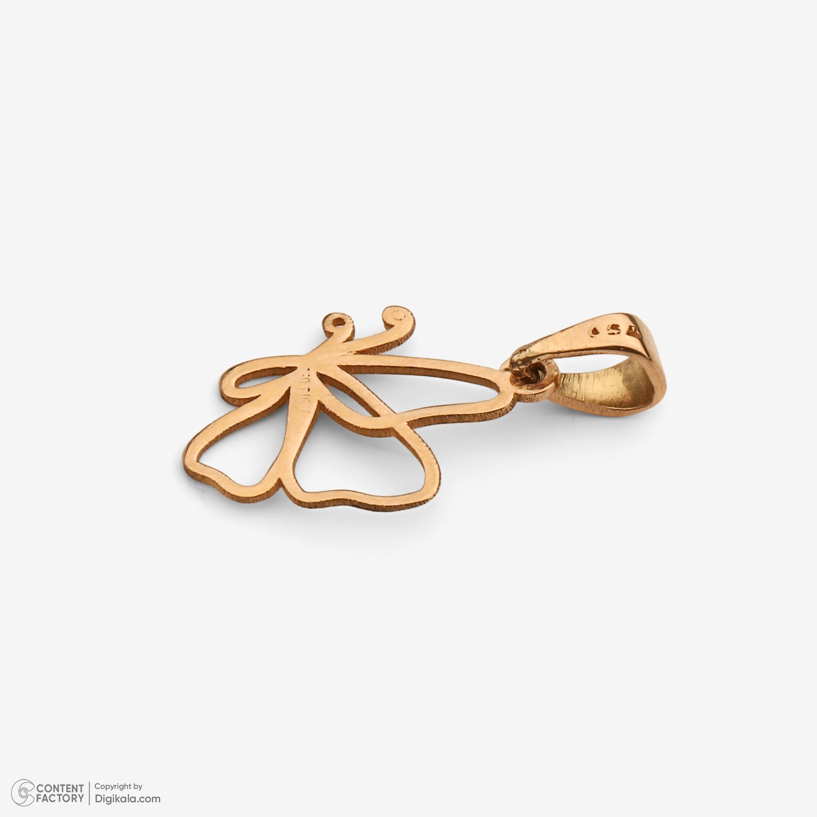 نیم ست طلا 18 عیار زنانه سایا گلد مدل پروانه ns11 -  - 6